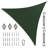 Amgo Customize Triangle Shade Sail - 200 GSM, 95% UV Blockage with Hardware Kit-107424578-107424579