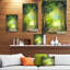 «Pathway in Summer Forest», reproduction sur toile tendue-29503319