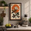 Moonlit Flower Japandi - Wrapped Canvas-1242999932-1242999872