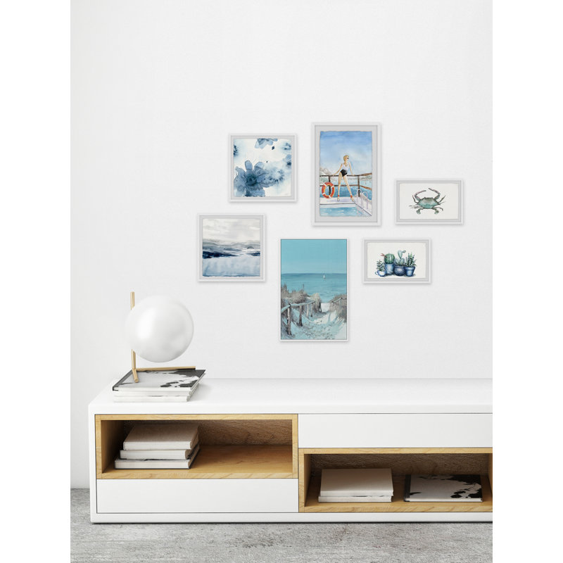 Abdirazaq Into the Azure Hexaptych