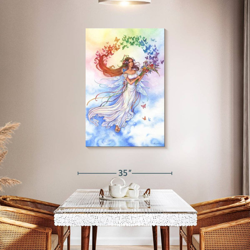 Kelan Iris Of The Rainbow, 45" H x 30" W