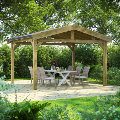 18x10 Powersheds Apex Gazebo