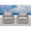 Chaise de patio avec coussins 2-397611889