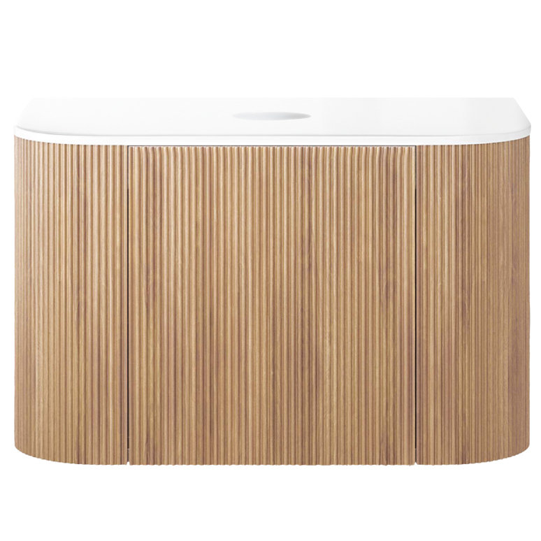 Nomad Single Bathroom Vanity with Basin, Natural