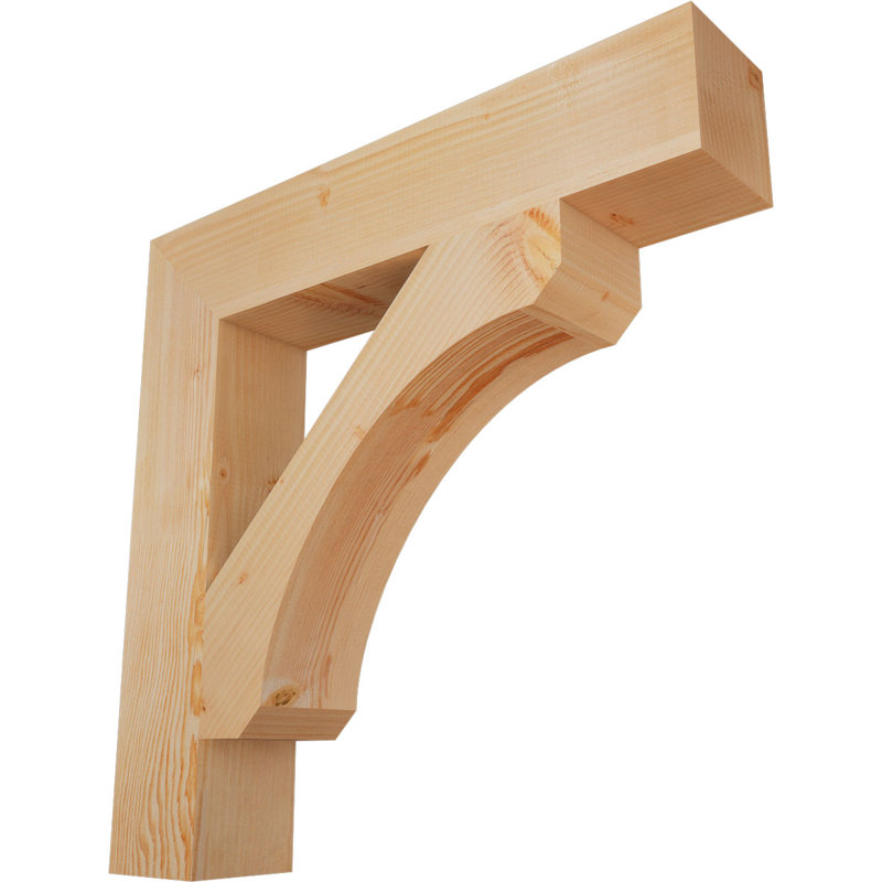 Support à bloc lisse H 5 po x l 5 1/2 po x P 32 po x H 32 po, Sapin de Douglas, Lisse, H 32 po x l 5,5 po x P 32 po