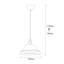 Superbe lustre scandinave, blanc et doré, hauteur réglable, 30 po x 30 po | Corps en métal, 45,3 pouces de hauteur | Douille E27 de 40 W maximum | Parfait pour les salles à manger et les espaces de vie modernes, conception élégante, indice de protection IP20-971764864