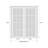Solid French Double Doors Clear Glass | Lucia 2166 White Silk | Wood Solid Panel Frame Trims | Closet Bedroom Sturdy Doors-72" x 84" (2* 36x84)-Clear Glass-55331025