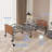 Massaging Zero Gravity Adjustable Bed Frame With Headboard, Pedal Locking Casters, Dual Side Rails - 3200 Series