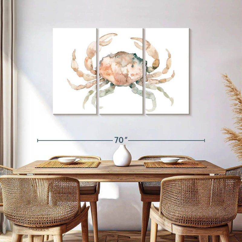 Brampt White Crab, 36" H x 57" W