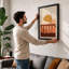Viaduct at Dusk Mid-Century - Framed Print-581627664-581627678