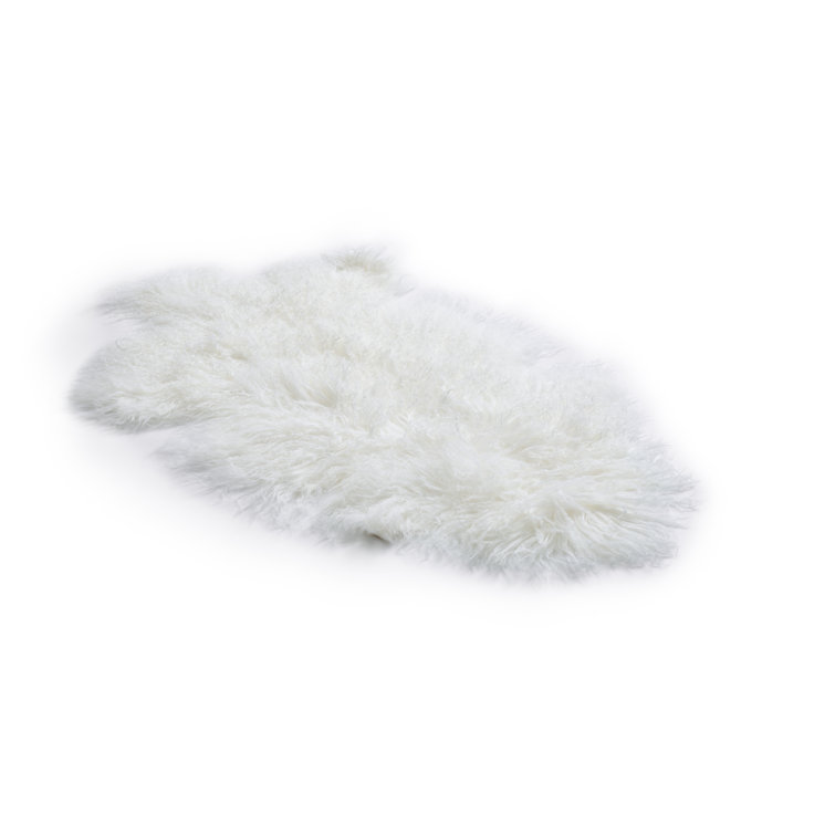 Nomad Solid Colour Sheepskin Shag 60cm X 105cm Area Rug