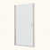 1 3/8" Adjustment,Universal Pivot Shower Door, Open Outside, With 1/4" Tempered Glass Finish