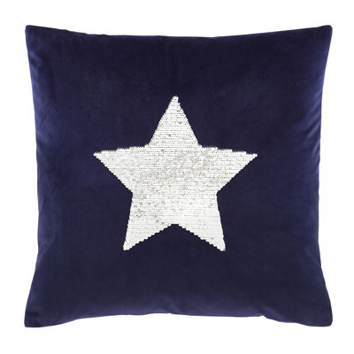 Sequin Star Cushion