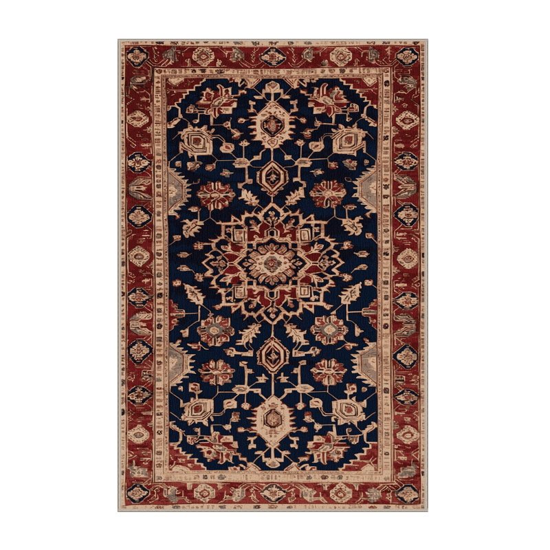 Tapis brun lavable à la machine, Rectangulaire 8 pi x 10 pi