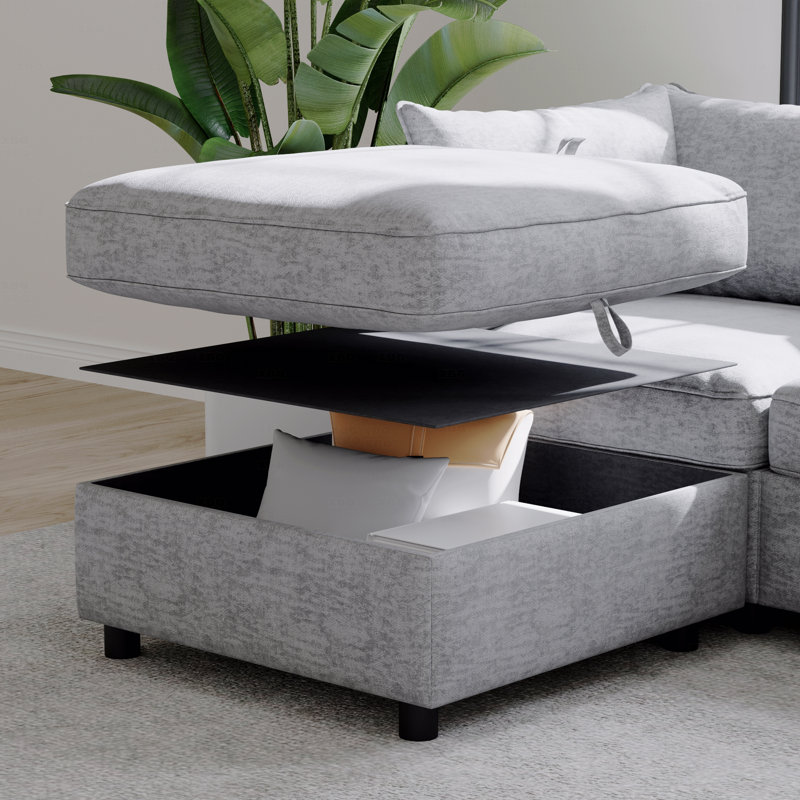 Sleeper, Modular Basic Sectional Sofa Sofa Sofa, Convertible Sofa Seat With Storage, Basic Sectional Sofa Sofa Sofa Set, Fabric Flexible Modular Combinations