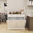 Modern Two Drawers And Two-Compartment Tilt-Out Trash Cabinet, Kitchen Trash Cabinet