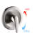 Wall Mounted Shower Kit With Handheld & Brass Soap Dish - Practical 5 System 8" Rainfall Head Low Water Compatible