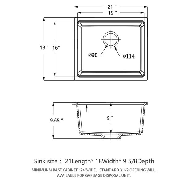 Dimensions du produit