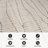 Pebble Texture Ivory Mist Cream Indoor High-Low Area Rug-270531769
