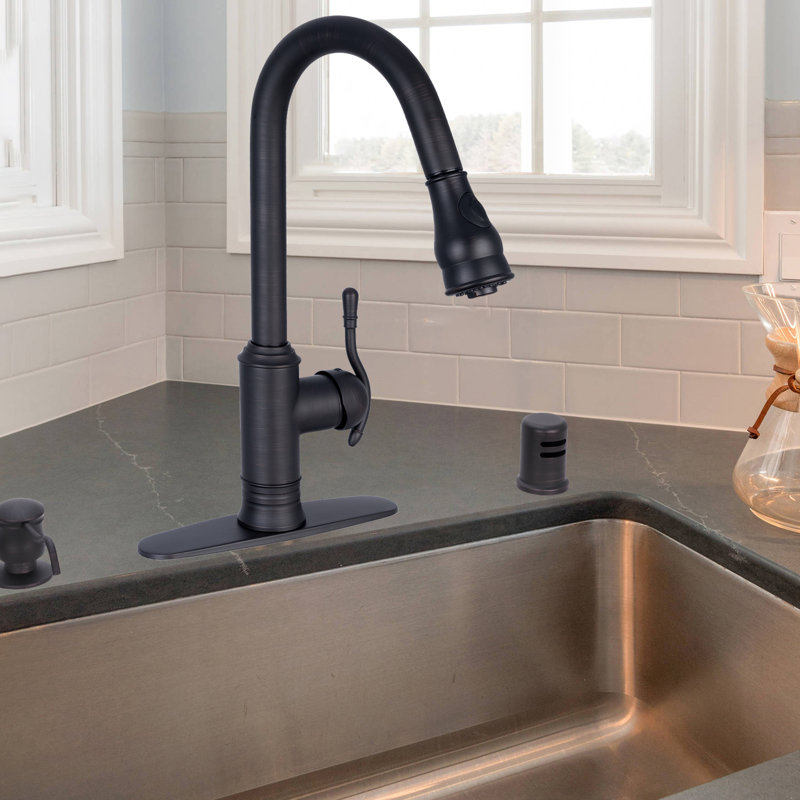 Akicon Pull Down Kitchen Faucet, Oil Rubbed Bronze