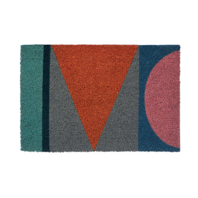 Drumaridly Non-Slip Abstract Doormat