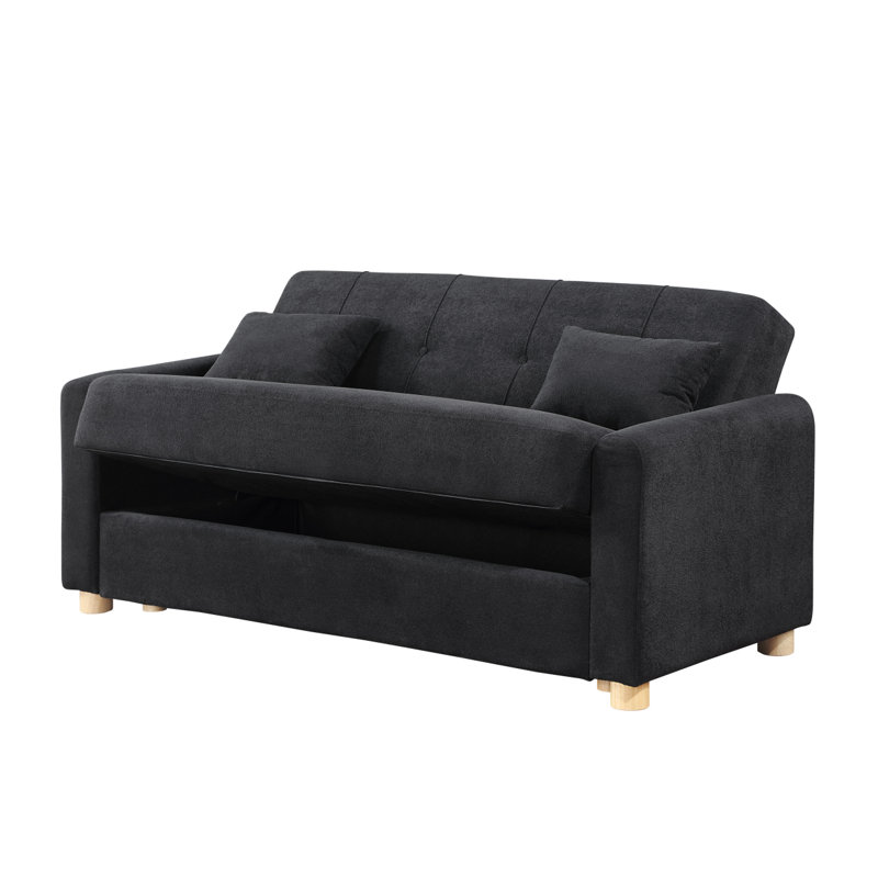 Causeuse-lit convertible en tissu Modern