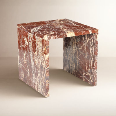 Peony Kelly Marble Accent Table