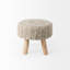 Tabouret d'appoint en bois massif Laverty