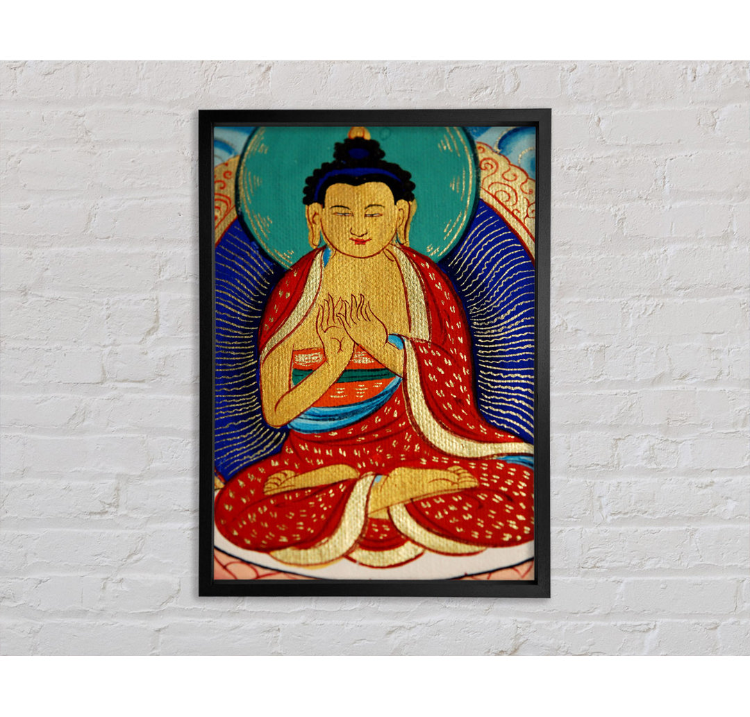 Buddha 2 - Einzelner Bilderrahmen Kunstdrucke auf Leinwand