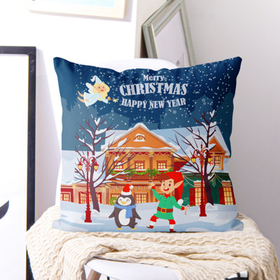  Housse de coussin carré en lin