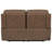 Brown Zero Gravity Dual Power Massage Loveseat