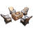 Algird Wicker 4 - Person Patio Conversation Set with Cushions