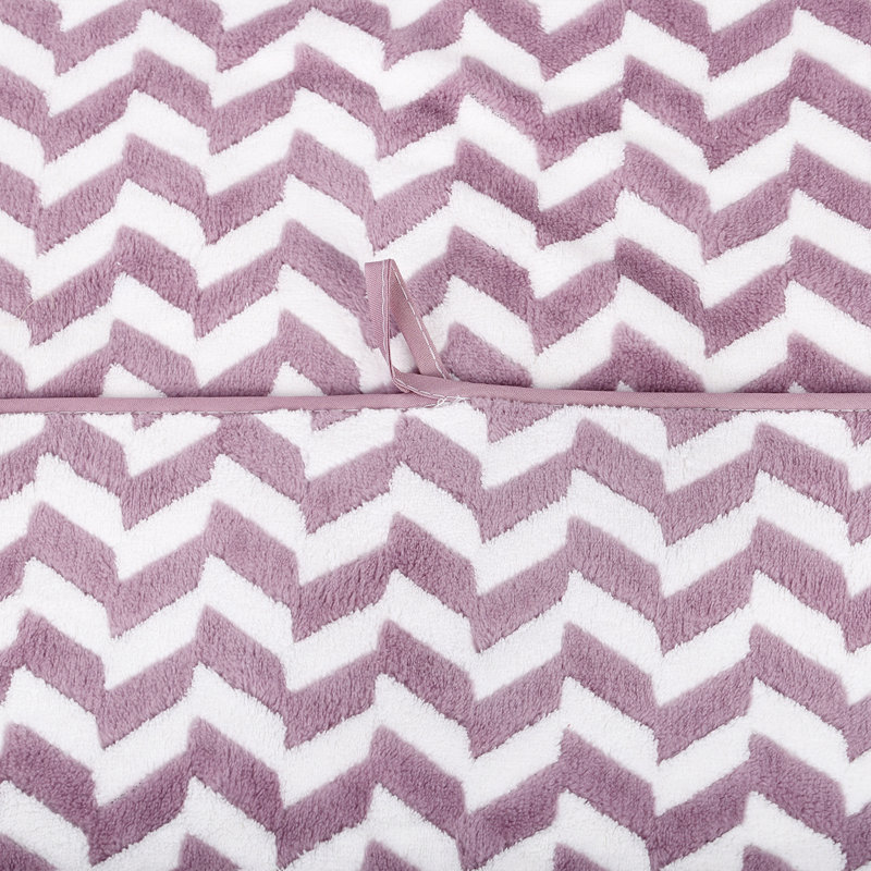 Ensemble de serviettes de bain 2 pièces Cheribin, Mauve