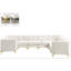 Canapé modulaire en velours réversible de 145 po de largeur Enson-1748434099
