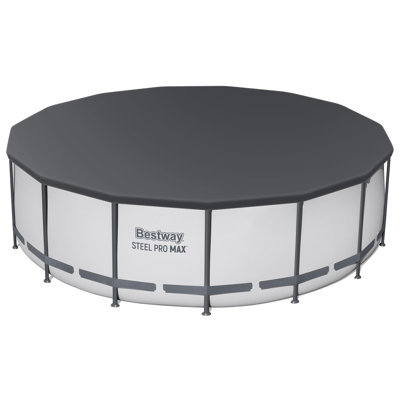 Bestway Steel Pro MAX Round Above Ground Swimming Pool with Pump & Cover
