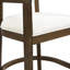 Tabouret de comptoir en hévéa (ensemble de 2)