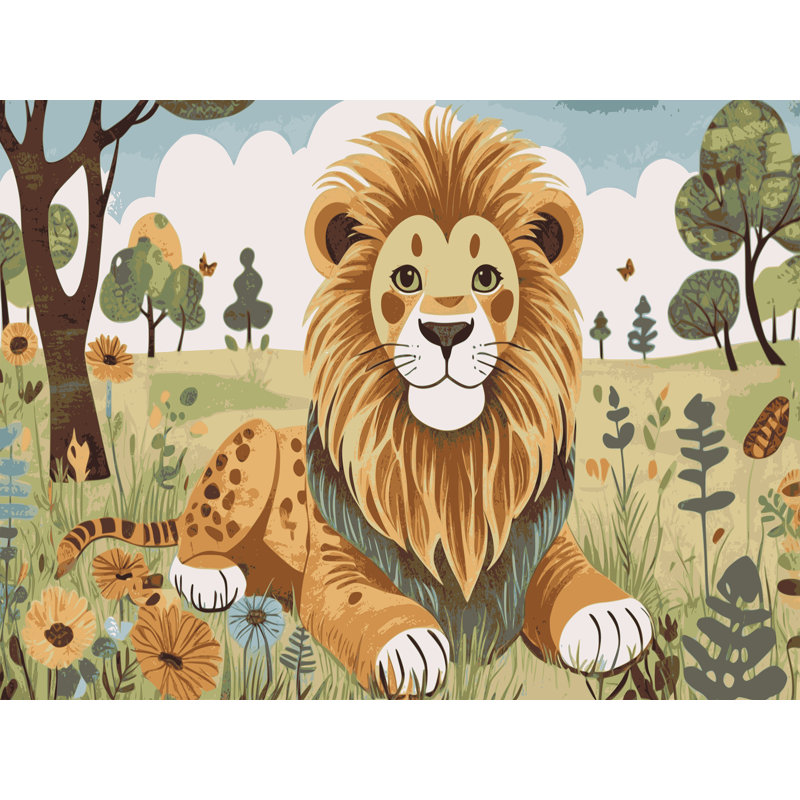 Tapis pour enfants East Urban Home, Rectangulaire 2 pi x 3 pi