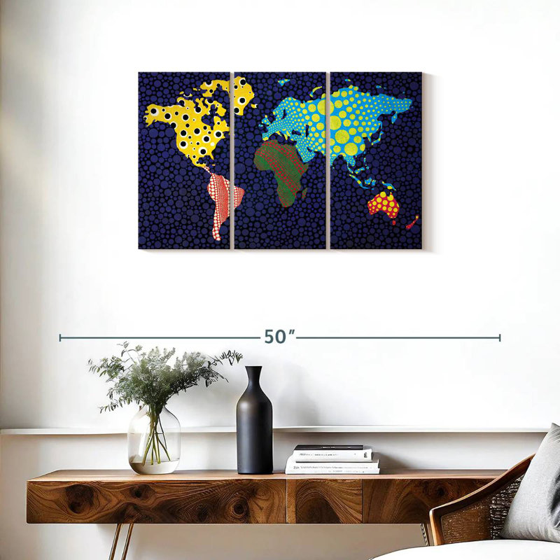Colour Spotted World Erick, H 20 po x l 33 po