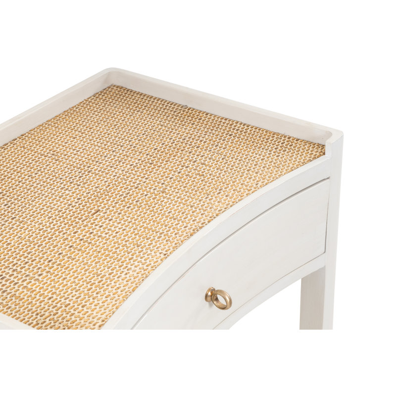Betony Sled End Table, French Grey