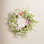 24" Artificial Farmhouse Spring Summer Floral Wreath For Front Door Greenery Foliage Faux Forsythia Lily Wedding Party Home Wall Decor