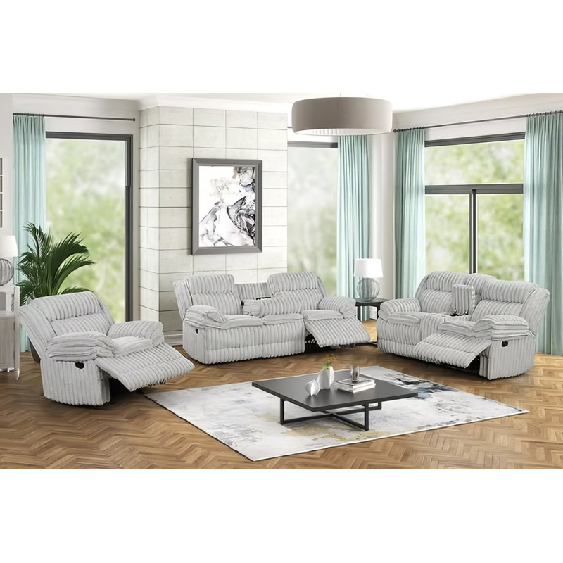 Ensemble inclinable gris 3 pièces Mello, Gris