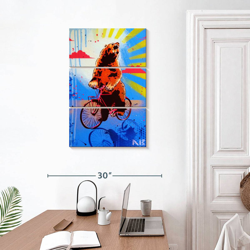 Senne Bear Back Ride, 32" H x 20" W