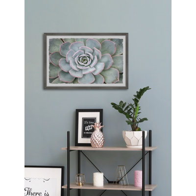Pink Edges - Single Picture Frame Painting