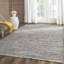 Tapis naturel / bleu en jute / denim / coton tissé à la main Parkman-29473243