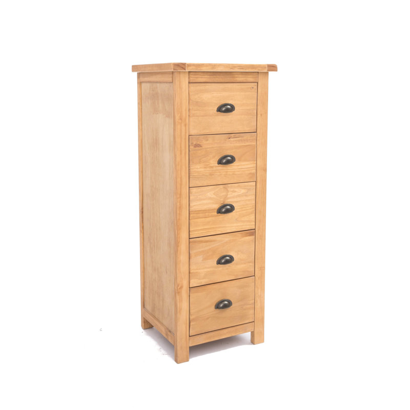 Sarkar 45cm W 5 - Drawer Chest of Drawers
