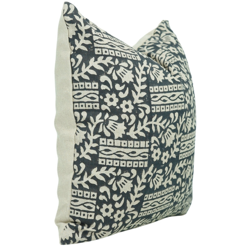 Housse de coussin intérieur / extérieur Floral Linen, H 20 po x l 20 po