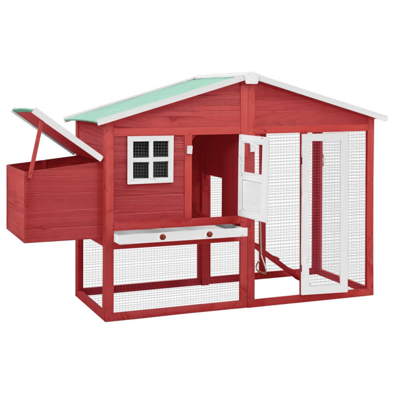 Romney Rabbit Hutch, Red/White