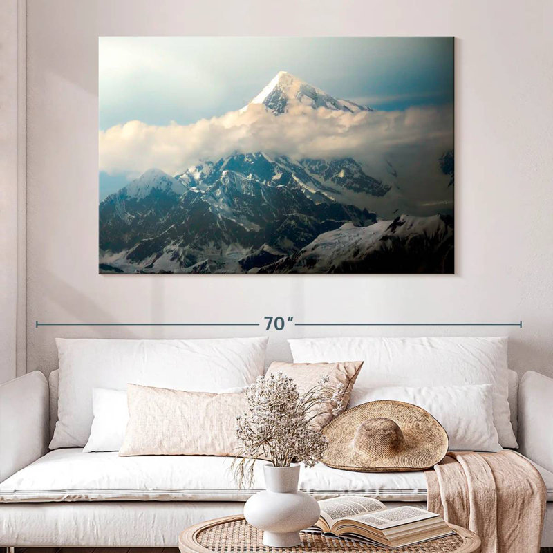 Alvord Snowy Mount McKinley, 34" H x 51" W