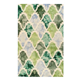 Hand Woven Cotton and Wool Geometric Area Rug
