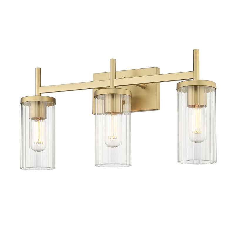Bertelli Dimmable Vanity Light, 3, Brushed Champagne Bronze